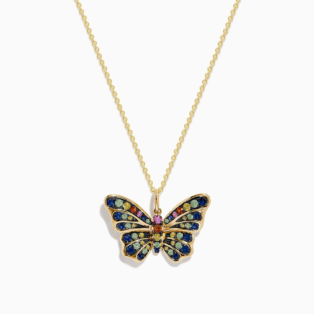 effy butterfly necklace