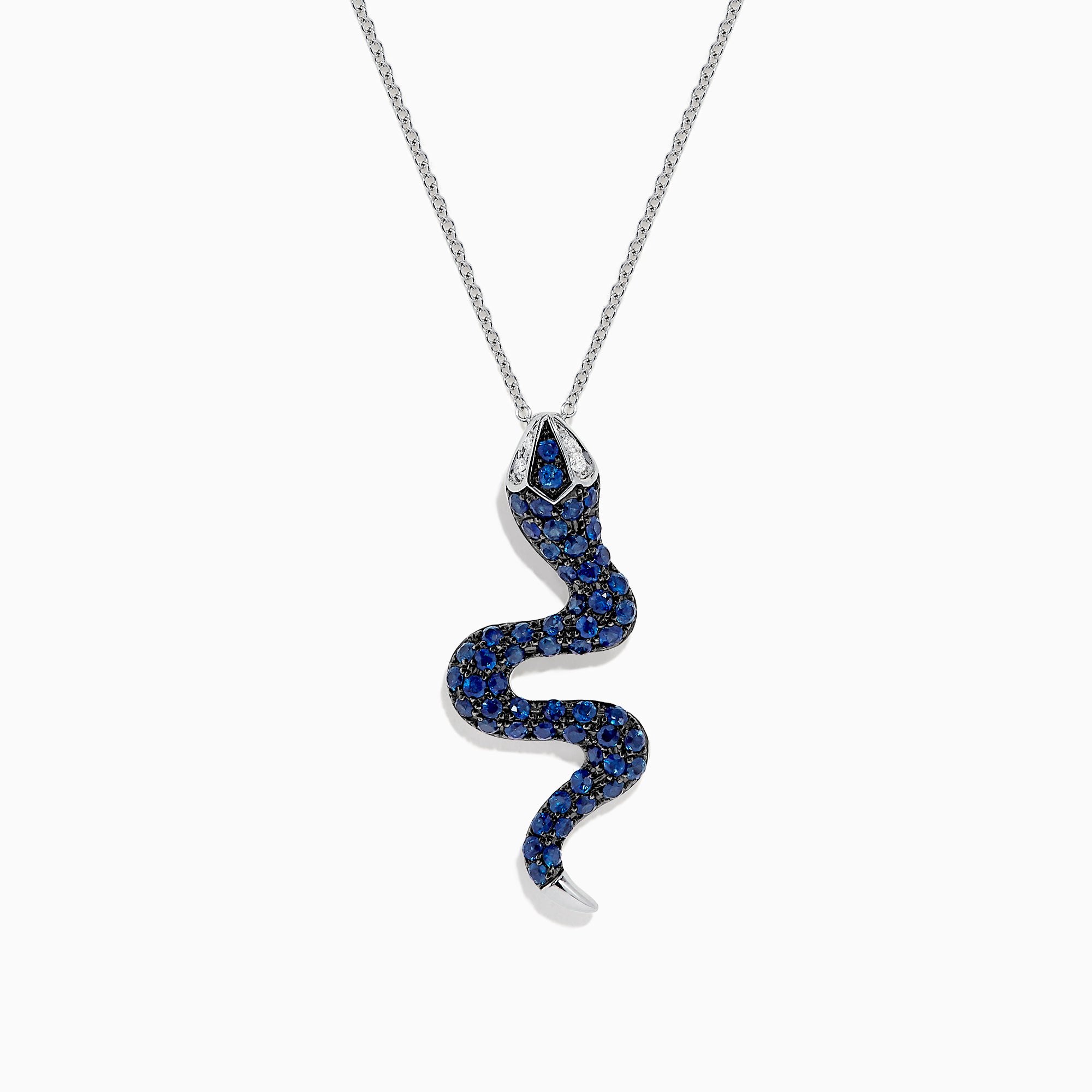 diamond snake pendant