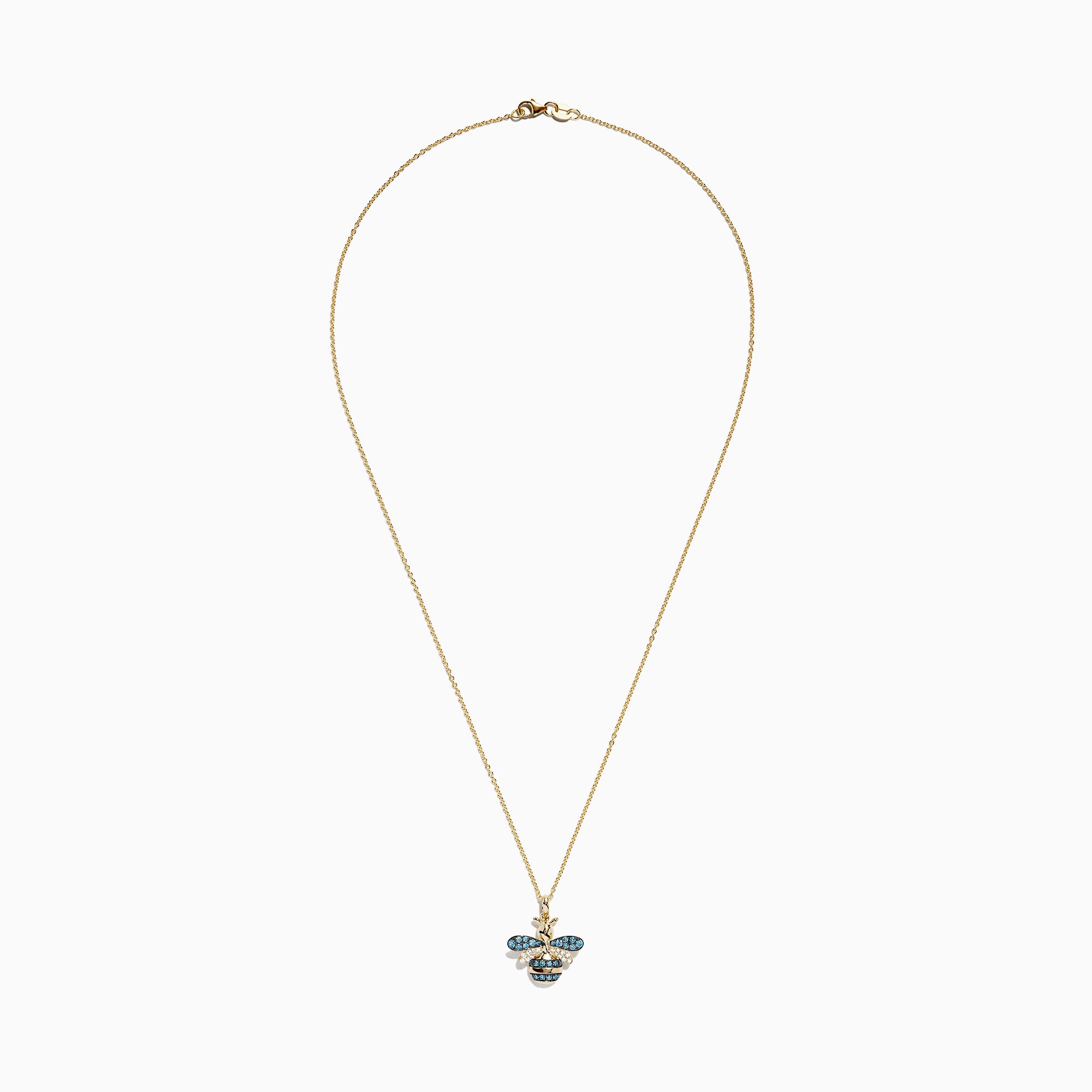 Effy Safari 14K Yellow Gold Blue and 