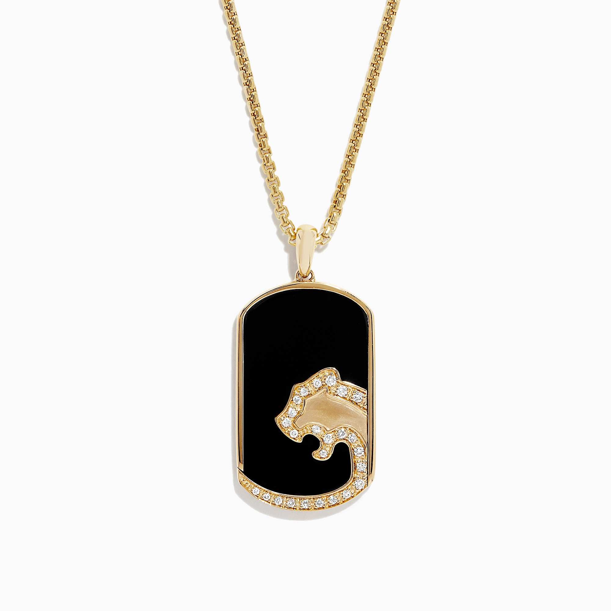 mens panther necklace