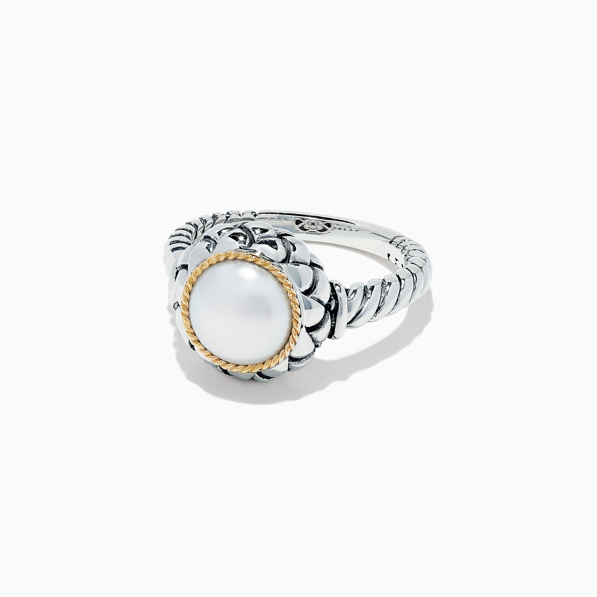 Effy 925 Sterling Silver & 18K Yellow Gold Cultured Fresh Water Pearl ...