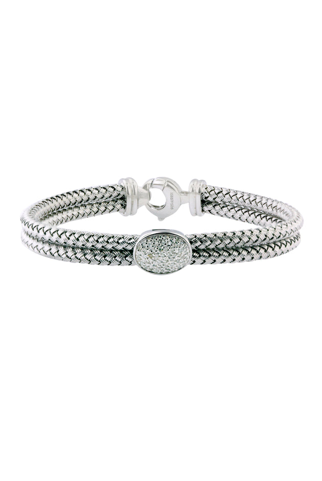 Effy 925 Sterling Silver and Diamond Bracelet, .15 TCW | effyjewelry.com