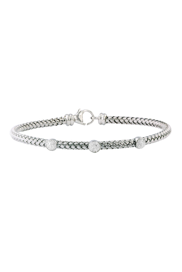 Effy 925 Sterling Silver and Diamond Bracelet, .19 TCW | effyjewelry.com