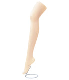 Plastic Mannequin Leg For Display, Commercial Female Standing Leg with Metal Rack, Fleshtone 18139