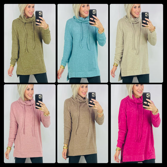 WINTER WEEKEND TUNIC/ AVAILABLE IN 6 COLORS