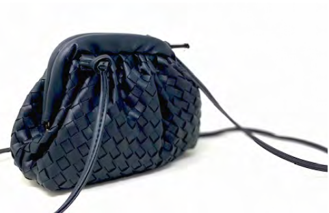 LACEY WOVEN CLUTCH