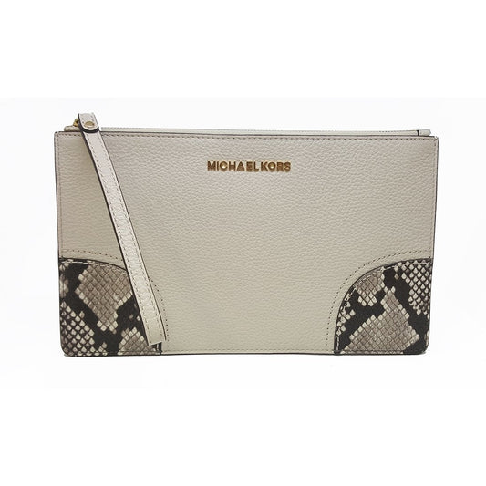 Michael Kors Fulton Leather Large Clutch Wristlet