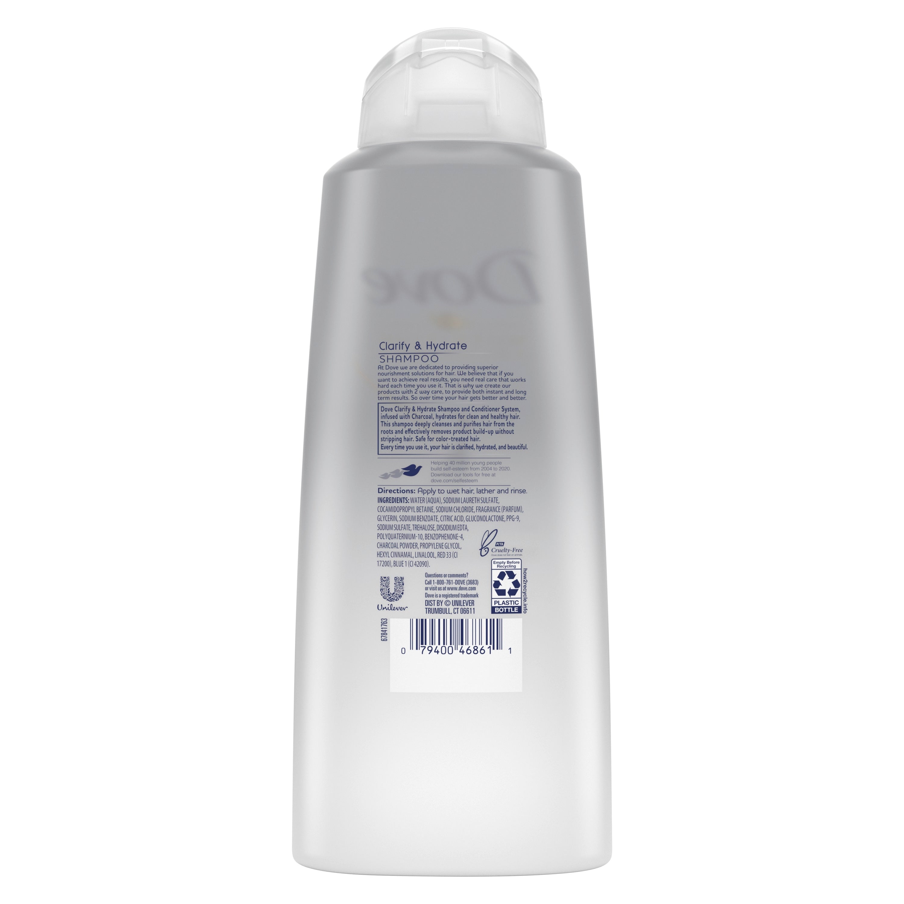 dove clarify and hydrate shampoo