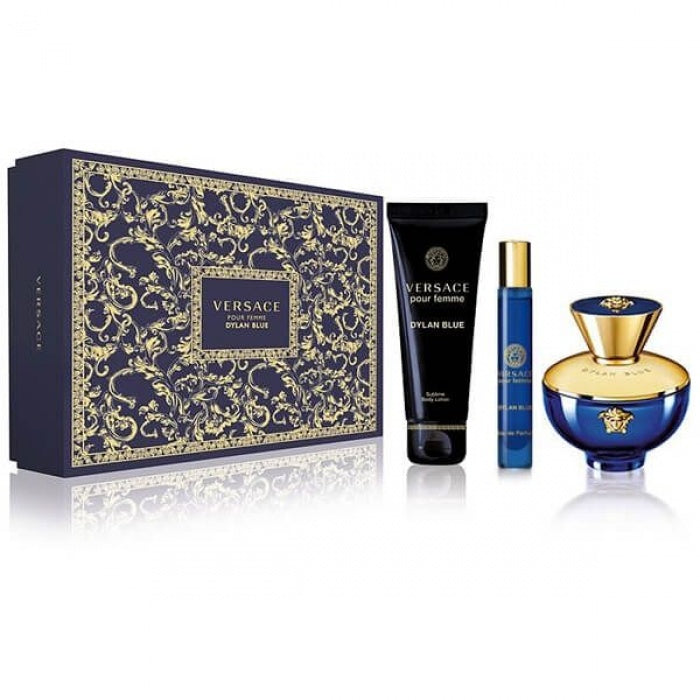 Набор версаче духи. Versace Dylan Blue pour femme 100 мл.. Набор Версаче Дилан Блю. Versace Dylan Purple Eau de Parfum. Versace pour femme Dylan Turquoise EDT 10ml.