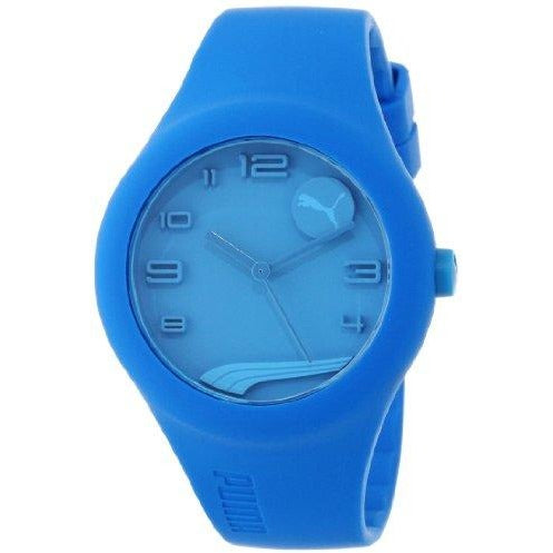 puma blue analog watch