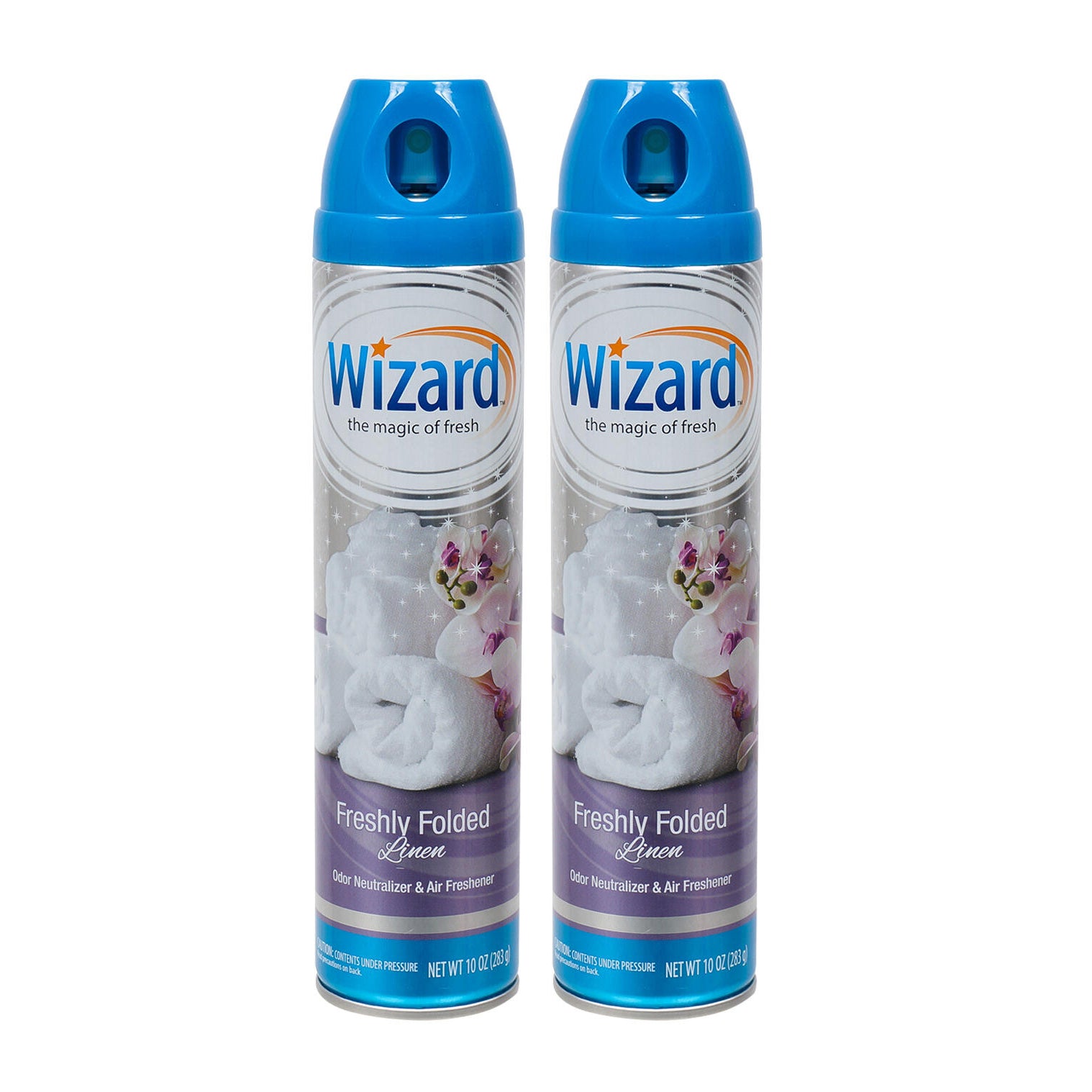 Wizard Freshly Folded Linen Air Freshener 10 oz "2PACK" Rafaelos