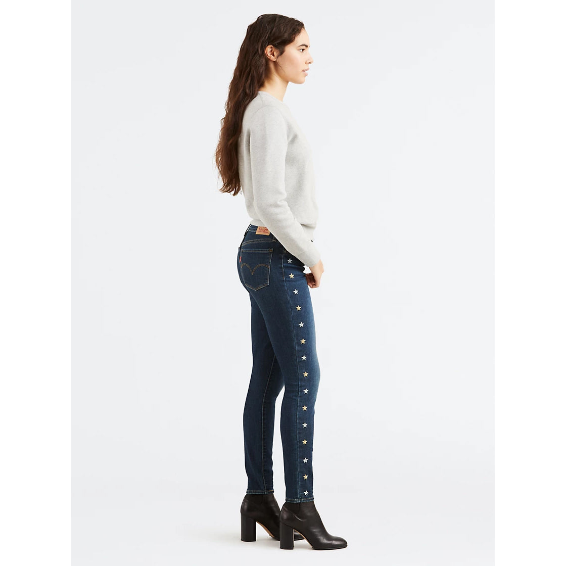Levi's Women's 711 Mid Rise Embroidered Skinny Jeans (188810296) – Rafaelos