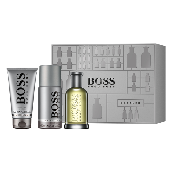 Hugo Boss BOSS Bottled 3pc Gift Set EDT 3.3 oz 100 ml Men – Rafaelos