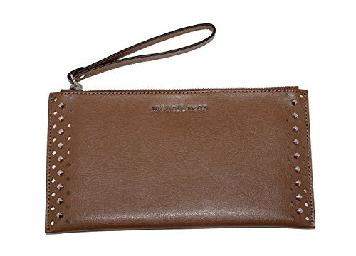 Leather clutch with embossed star BPL3625