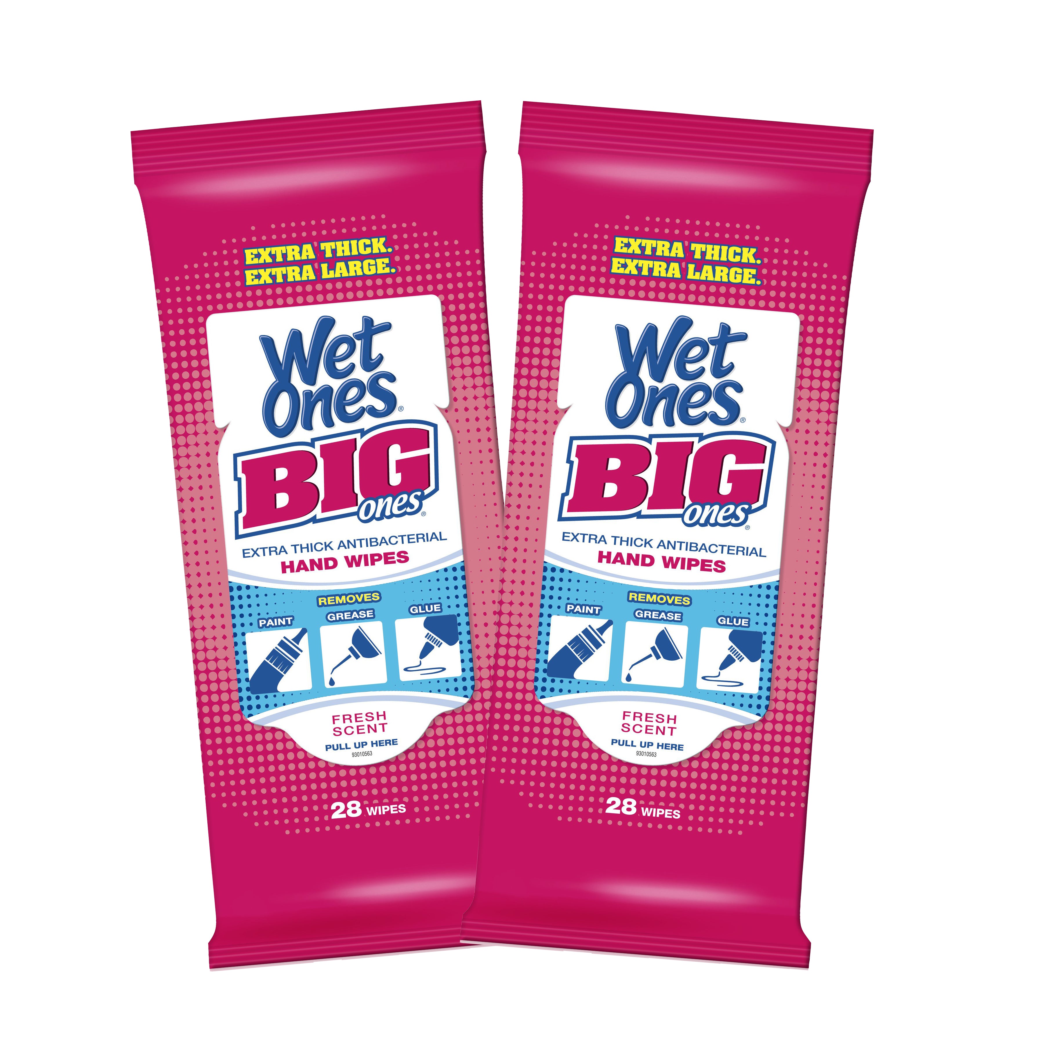 Wet Ones Fresh Scent Antibacterial Travel Pack Hand Wipes, 24 ct