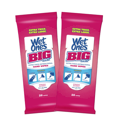 Wet Ones® Antibacterial Fresh Scent Hand Wipes 80 ct Pack, Cleaning Wipes