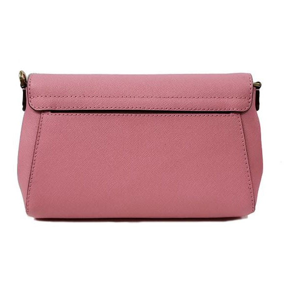 Michael Kors Cindy Dome Crossbody Bag Misty Rose Pink Saffiano Leather