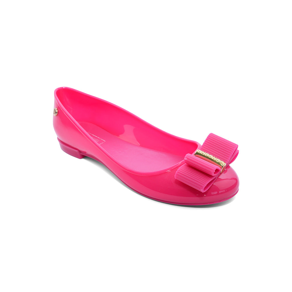 Victoria Adames Marbella Jelly Flat Fuchsia – Rafaelos