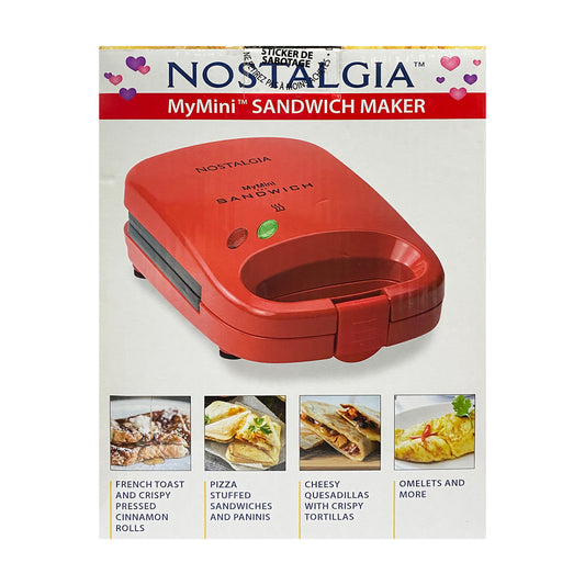 Nostalgia MyMini Personal Sandwich Maker - Turquoise, 1 ct - Fred Meyer