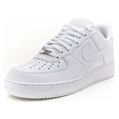 Nike Men's Air Force 1 '07 Shoes - White/ Black - 13