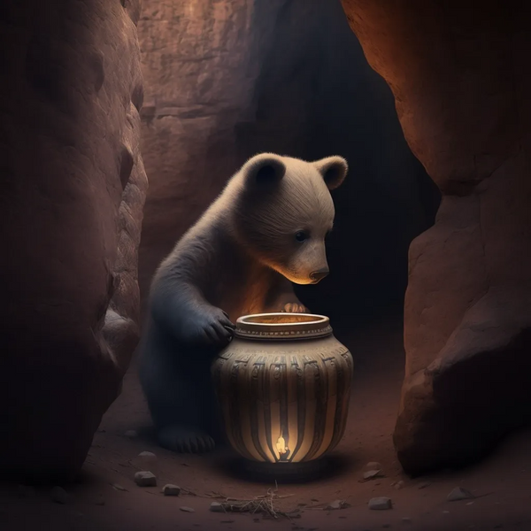 bear with urn
