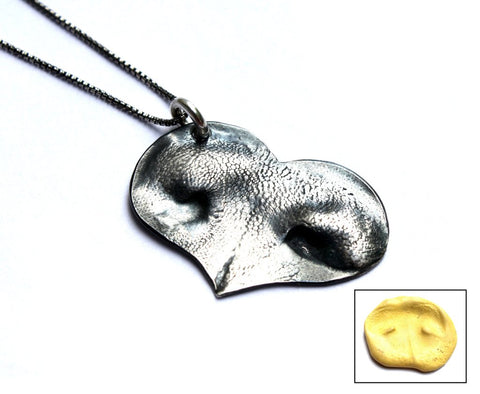 dog noseprint memorial jewelry