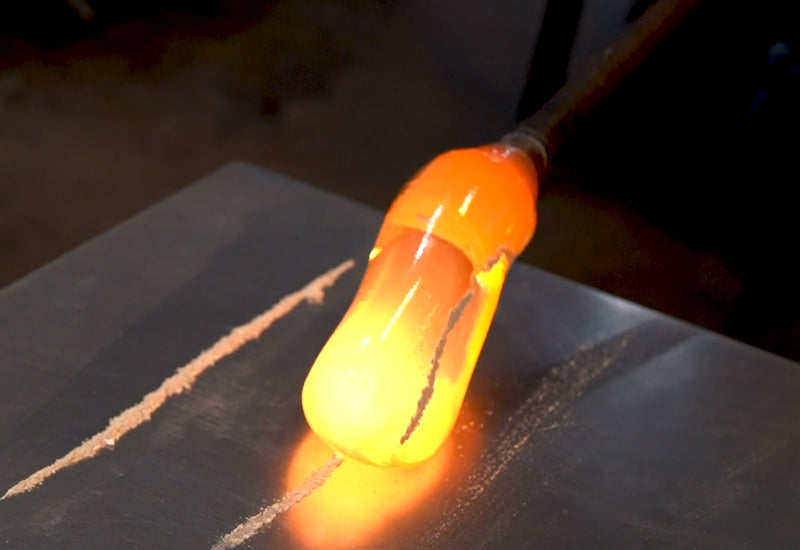 making ashes into glass art to create a memorial to a deceased loved one or pet