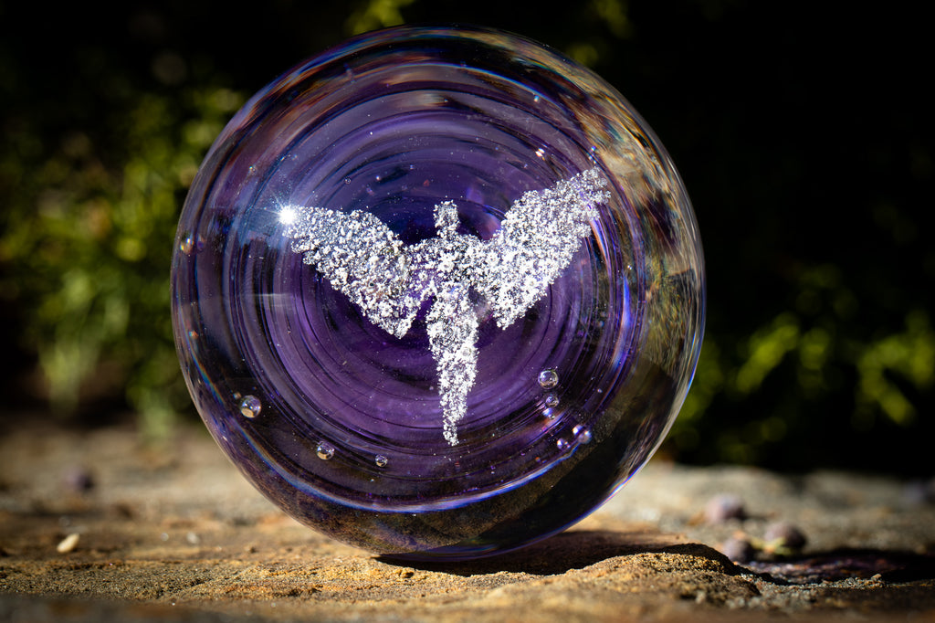 Angelic Snowfall Orb with Cremation Ash - Memorial Urns | $149.00