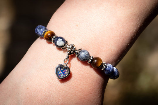 Healing Bracelets Collection - Ashes in Glass