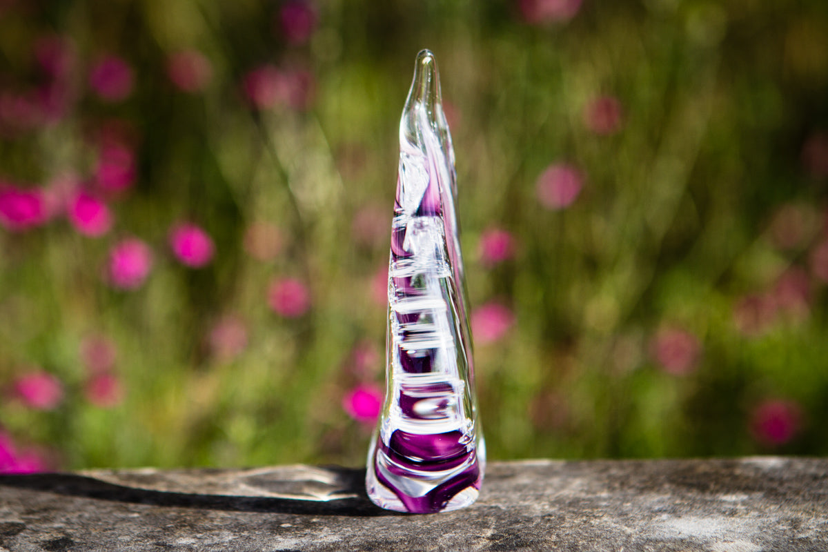 Memorial Glass - Flower Globe or Paperweight – Rosetree Blown