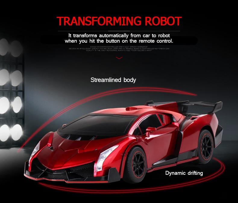 1: 14 Remote Control Transformer Car Robot (Lamborghini Style) – SainSmart  Jr.