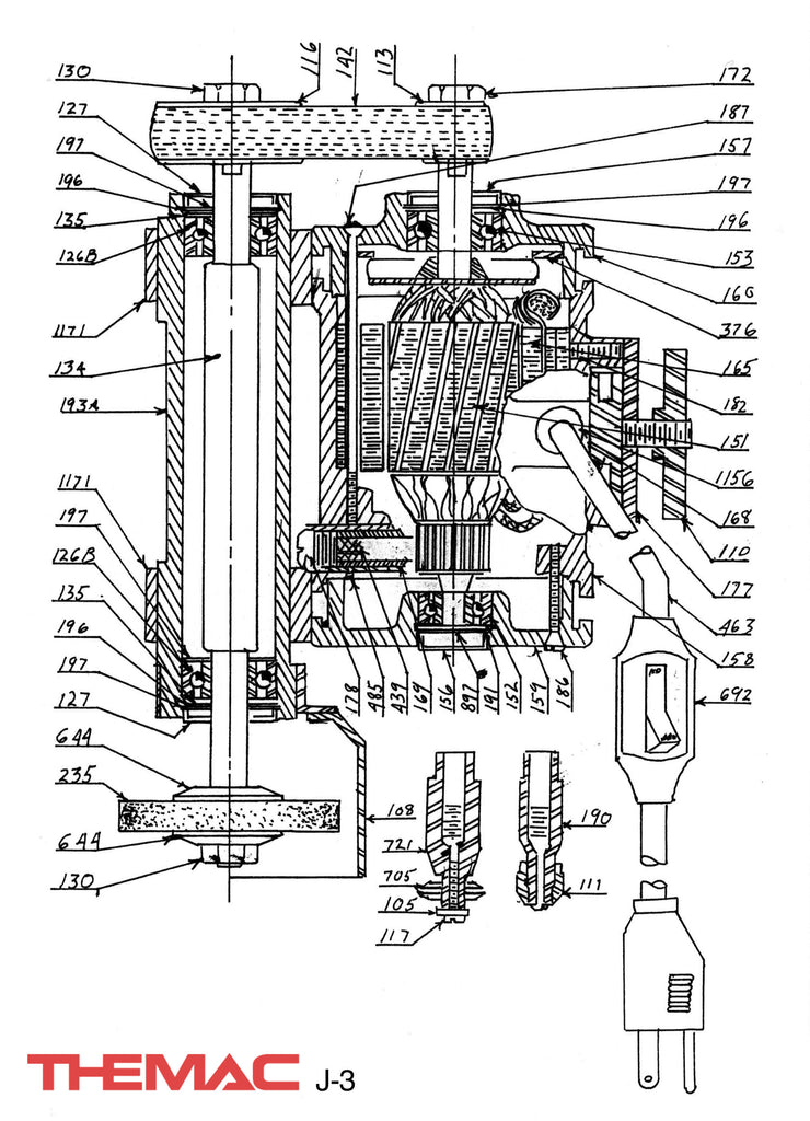 Themac J-3 Parts Diagram