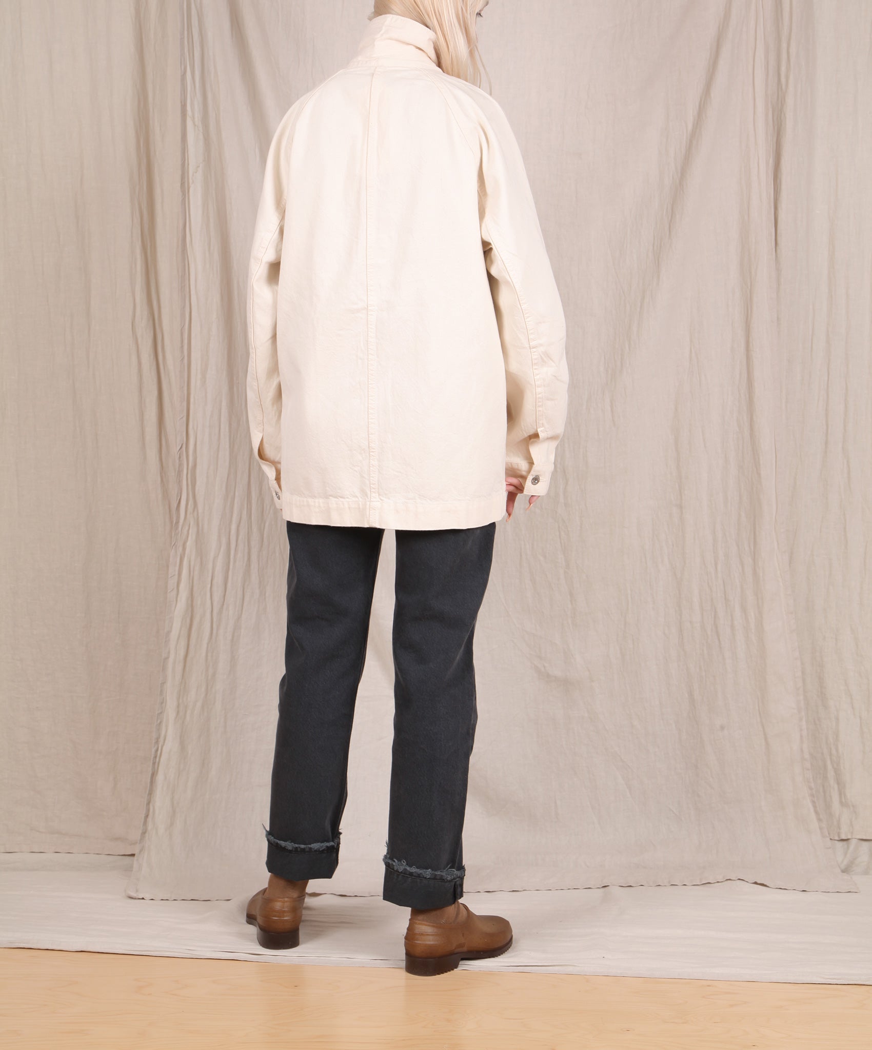 Kowtow-Everyday Jacket // Greige Denim