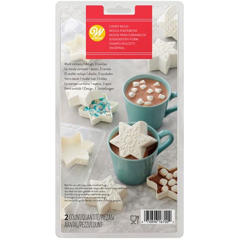 WILTON Silicone Snowflake Mold, 1 EA