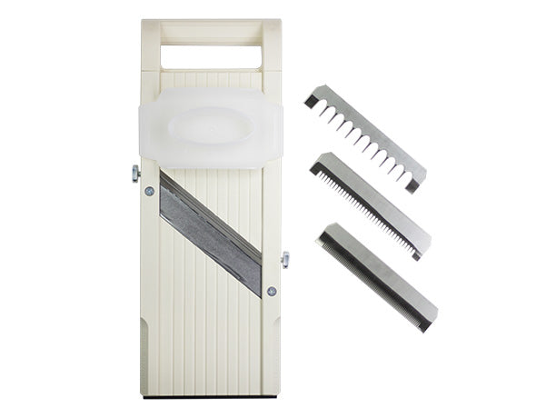 Benriner Super Slicer, with 4 Japanese Stainless Steel Blades, Beige