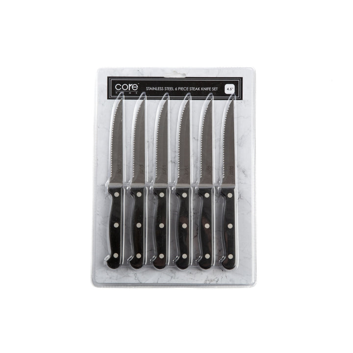 Wusthof 8-Piece Stainless Mignon Steak Knife Set, Olivewood