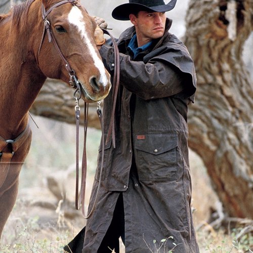 The Outback Trading Company Men's “Low Rider Duster” Oilskin Jacket –  Picov's Tack Shop