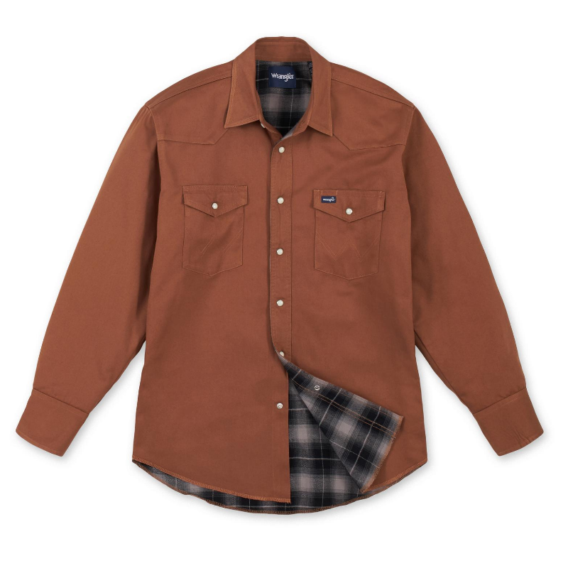 wrangler western work shirt