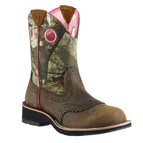 camo cowboy boots womens