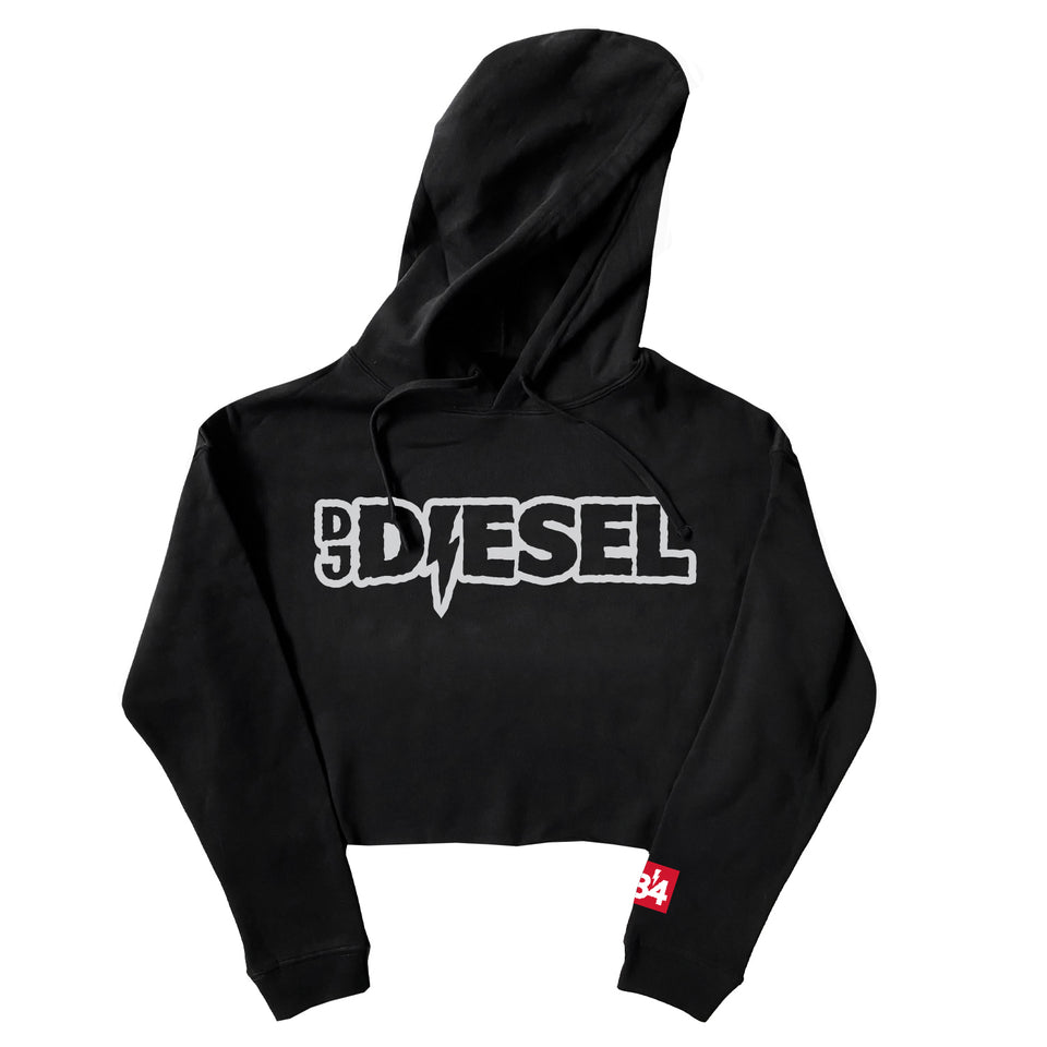 diesel cropped hoodie