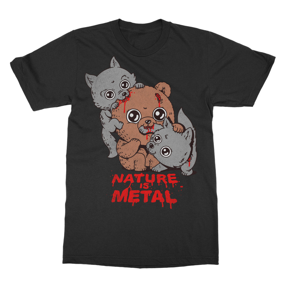 Nature Is Metal - Bite - Black T-Shirt – KT8 Co