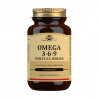 Solgar Omega 3-6-9 (Pescado, Lino y Borraja) 60 cápsulas blandas