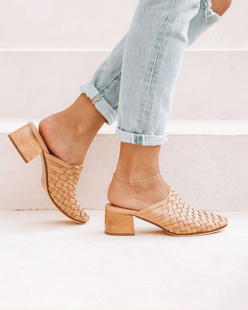 Bondi Woven Mules - Cream – Liberté