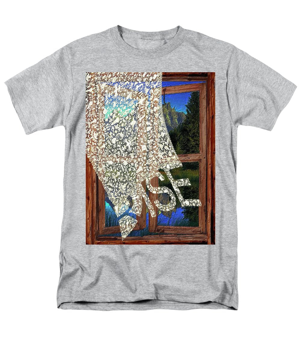 Rise Window - Men's T-Shirt  (Regular Fit)