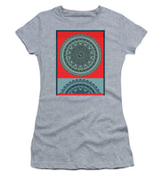 Rubino Indian Mandala - Women's T-Shirt (Athletic Fit) Women's T-Shirt (Athletic Fit) Pixels Heather Small 