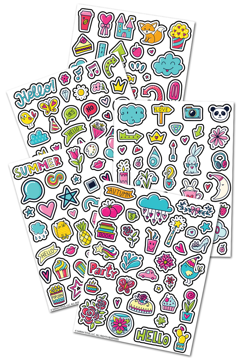 Cute Planner Stickers  MEGA Pack Sarah Titus LLC