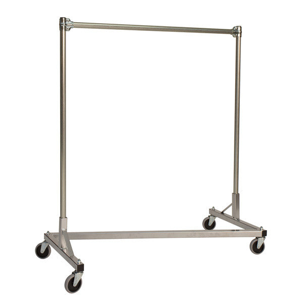 Simple Houseware Industrial Grade Z-Base Garment Rack, 400lb Load