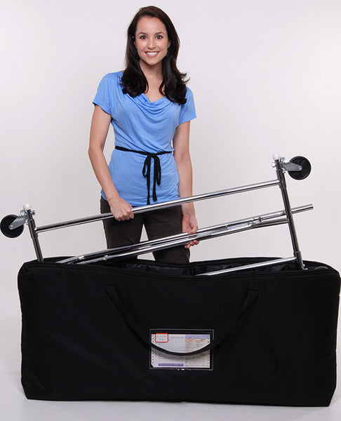 portable garment rack for dance competitions