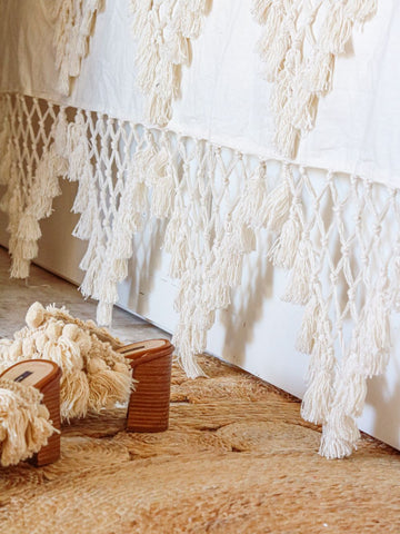 Moroccan wedding blanket styling by Ornate