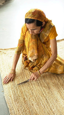 Elegant & Sustainable Jute Rugs - by Ornate Handicrafts